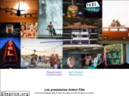 Sites similar to acteur-fete.com