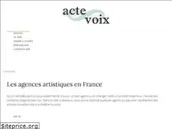 Sites similar to actevoix.com
