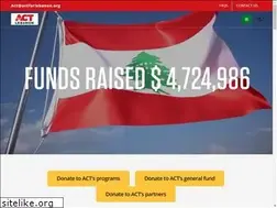 Sites similar to actforlebanonusa.org