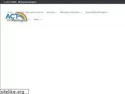 Sites similar to actformeningitis.ie