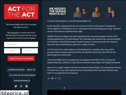 Sites similar to actfortheact.uk
