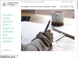 Sites similar to actheology.edu.au