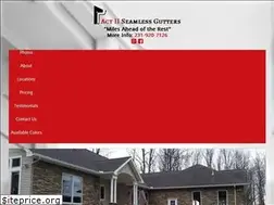 Sites similar to actiiseamlessgutters.com
