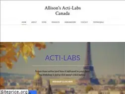 Sites similar to actilabscanada.weebly.com