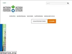 Sites similar to actioncontrelafaim.ca