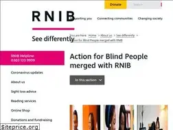 Sites similar to actionforblindpeople.org.uk