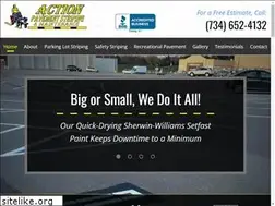 Sites similar to actionpavementstriping.com