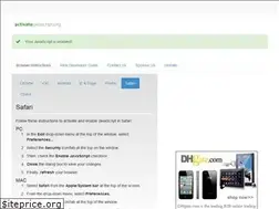 Sites similar to activatejavascript.org