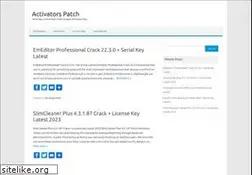 Sites similar to activatorspatch.com