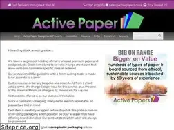 Sites similar to active-paper.co.uk