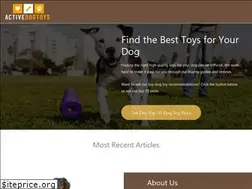 Sites similar to activedogtoys.com