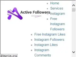 Sites similar to activefollowers.uk
