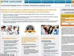 Sites similar to activelanguages.co.uk