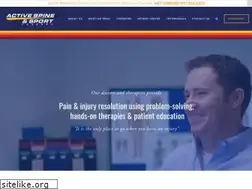 Sites similar to activespineandsport.com