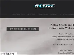 Sites similar to activesportschiro.com