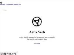 Sites similar to actix.rs