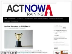 Sites similar to actnowtraining.wordpress.com