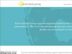 Sites similar to actonfamilygiving.org