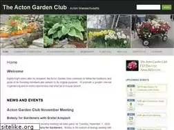 Sites similar to actongardenclub.org