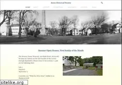 Sites similar to actonhistoricalsociety.org