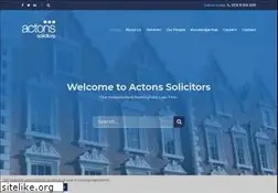 Sites similar to actons.co.uk
