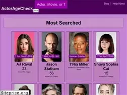 Sites similar to actoragecheck.com