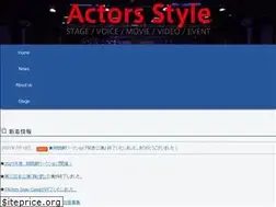 Sites similar to actors-style.com