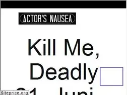 Sites similar to actorsnausea.de