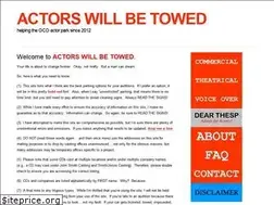 Sites similar to actorswillbetowed.com