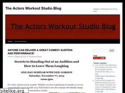 Sites similar to actorsworkoutstudio.wordpress.com