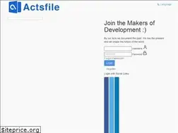Sites similar to actsfile.org