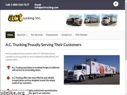Sites similar to acttrucking.com