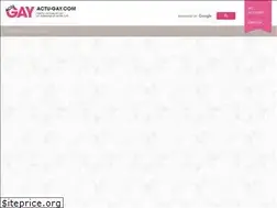 Sites similar to actu-gay.com