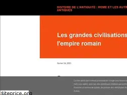 Sites similar to actu-histoireantique.com