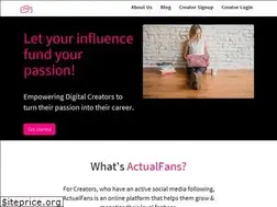 Sites similar to actual.fans