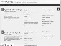 Sites similar to actualcode.blogspot.com