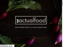 Sites similar to actualfood.com