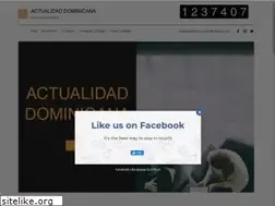 Sites similar to actualidaddominicana.net