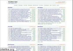 Sites similar to actualite-en-ligne.com