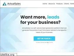 Sites similar to actualsales.com