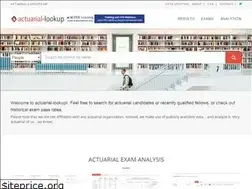 Sites similar to actuarial-lookup.co.uk
