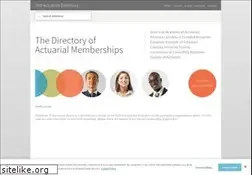 Sites similar to actuarialdirectory.org