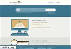 Sites similar to actulegales.fr
