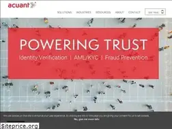 Sites similar to acuant.com