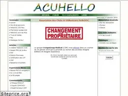 Sites similar to acuhello.org