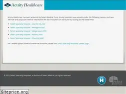 Sites similar to acuityhealthcare.net