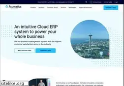 Sites similar to acumatica.com