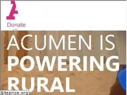 Sites similar to acumen.org