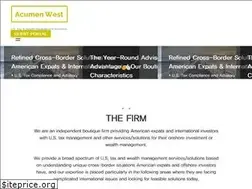 Sites similar to acumenwest.com