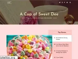 Sites similar to acupofsweetdee.com
